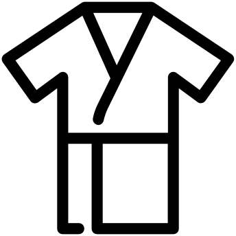 Bathrobes and slippers