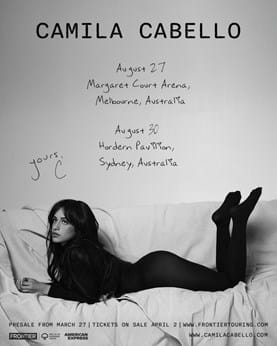 Camila Cabello:  Yours, C Tour